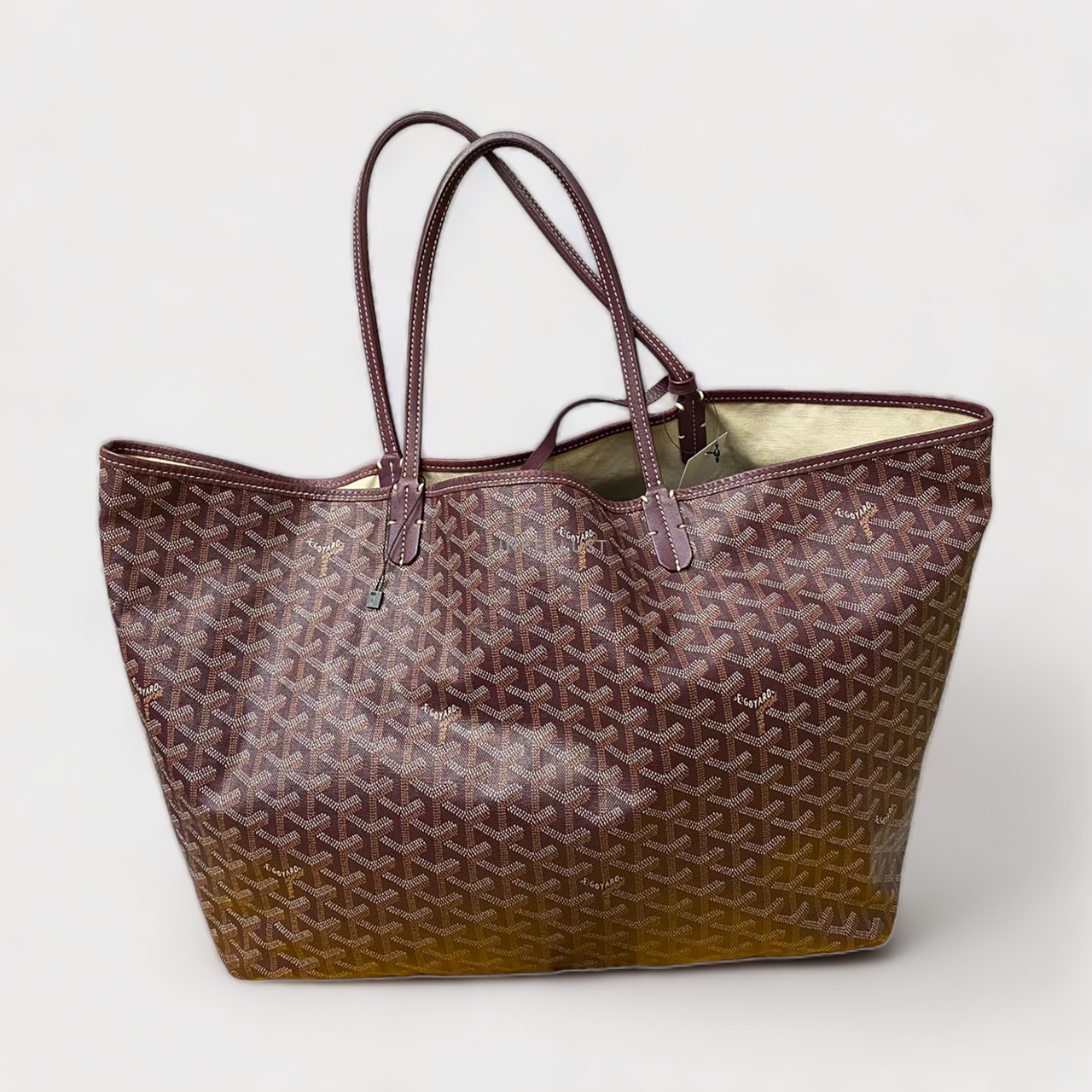 tas tote bag Goyard St. Louis GM Burgundy 2018 Tote Bag Tinkerlust